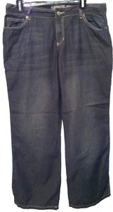 Liz Claiborne Petite Boot Cut Jeans Größe 12P leicht 29,5" Schrittlänge abgenutzt - Bild 1 von 12