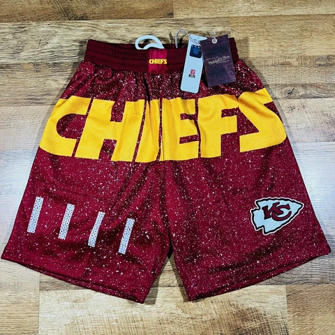 Mitchell & Ness NFL Jumbotron Submimated Shorts Kansas City Chiefs Men’s Size S Cover