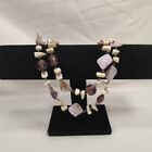 Beaded Tribal Boho Style Necklace Bracelet Shell Glass Bead Jewlery