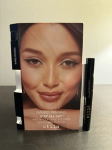 Stila Stay All Day Waterproof Liquid Eye Liner Intense Black Travel Size .008 oz - Picture 1 of 3