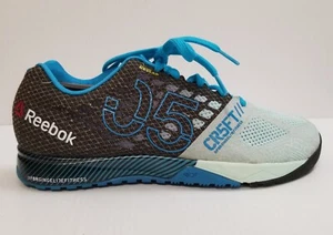 Reebok Crossfit Kevlar Nano 5.0 Running Shoes Womens Size 9 Blue Sneakers M49799 - Picture 1 of 13