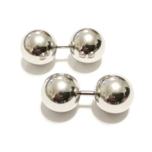 SHORTEST LENGTHS with Big Balls 316L Surgical Steel 14g Frenum Barbells. - Picture 1 of 13