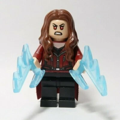 Scarlet Witch W/ Skirt 76051 76031 Super Hero LEGO Minifigure Figure - Image 1 of 4