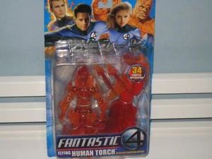 2005 TOY BIZ FANTASTIC FOUR: ACTION FIGURE TORCIA UMANA VOLANTE - Foto 1 di 3