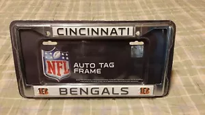 CINCINNATI BENGALS vintage metal auto tag frame - - Picture 1 of 1