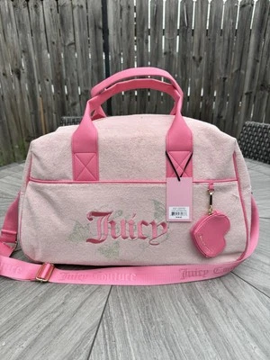 NWT - Juicy Couture Pink Diamond Wingin' It Weekender Duffle Travel Bag - Image 1 of 4