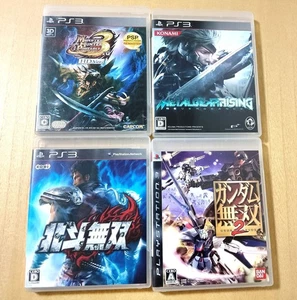 PS3 Monster Hunter/Metal Gear/Gundam Musou/Hokuto Musou 4-Game set Playstation 3 - Picture 1 of 15