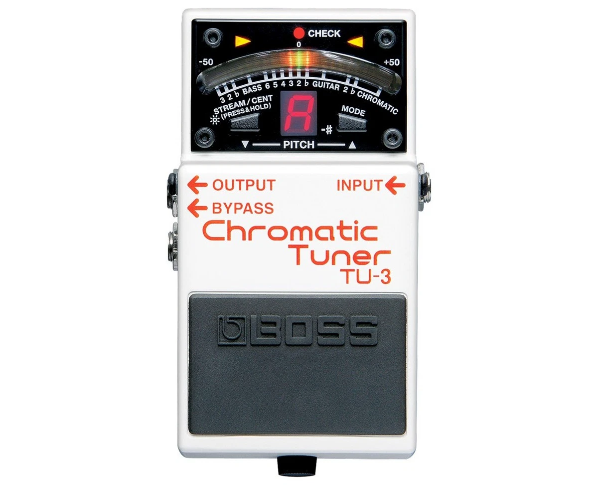 BOSS TU-3 未使用 Boss TU-3 Chromatic Tuner Pedal with Power Supply for sale online