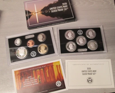 2020 US Mint Silver Proof Set - With Reveres Proof Nickel - Image 1 of 4