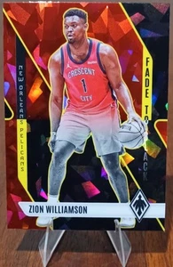 Zion Williamson 2024 Panini Phoenix Fade to Black #14 Red Cracked Ice Pelicans - Picture 1 of 2