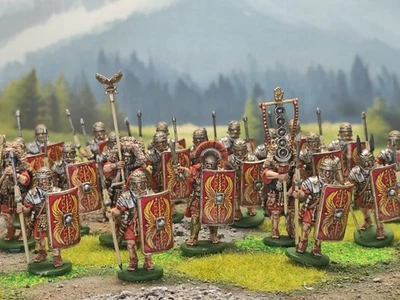 28 mm Antiguo DPS pintado Temprano a Medio Imperial Romano Legionario Cohorte HW430 Foto 1 de 4