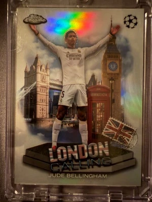 Jude Bellingham 2023-24 Topps Chrome UCC London Calling Refractor Real Madrid CF - Image 1 of 2