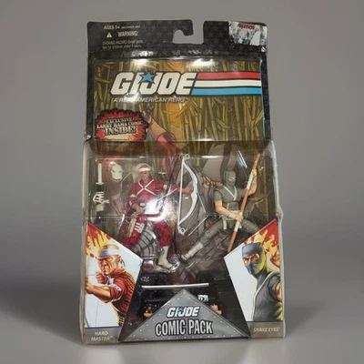 GI Joe 25th Anniversary Hard Master Snake Eyes Comic 2 Pack MOC 2008 - Image 1 of 4