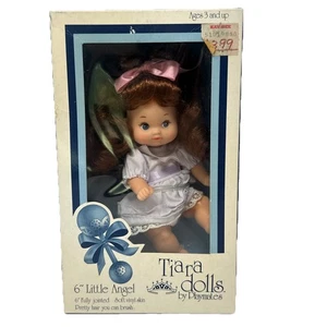 Vintage 1987 Tiara Dolls by Playmates 6" Little Angel Doll w/ Red Hair NRFB - Picture 1 of 6