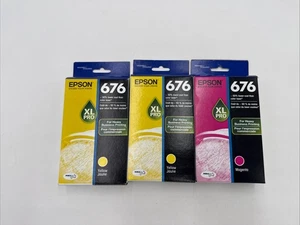 Original EPSON 676 XL Pro Tintenpatronen Set (Gelb, Magenta) EXP 2024/2022/2000 - Bild 1 von 5