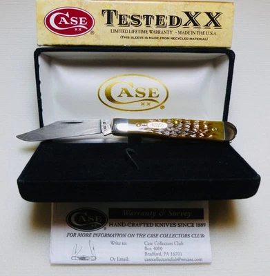 Botella de Coca-Cola Case XX ROG6125 1/2 D 1989 Rogers Bone & Damascus Nuevo de Lote Antiguo Foto 1 de 4