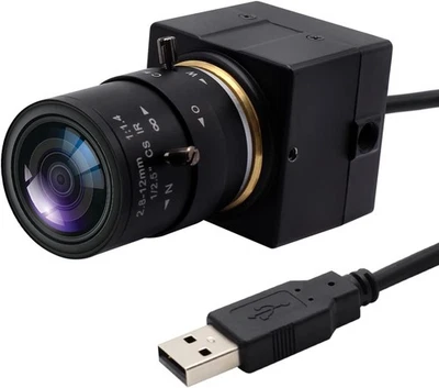 Svpro 8MP Webcam & Zoom Lens,2.8-12mm Varifocal Lens,Manual Focus, IMX179 Sensor - Image 1 of 4