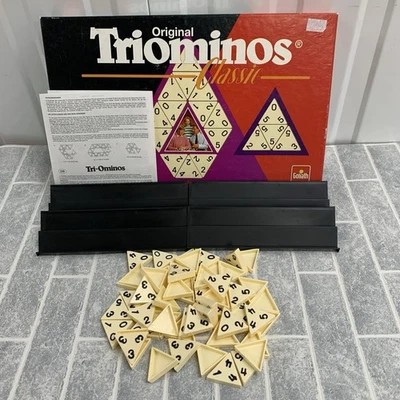 Vintage 1980s Original Triominos Classic Game by Goliath Complete Xmas Gift idea - Image 1 of 4