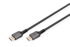 Digitus PREMIUM Displayport 1.4 Kabel 8K/60hz,2m Aluminumgehäuse, Gold plated, U - Afbeelding 1 van 6