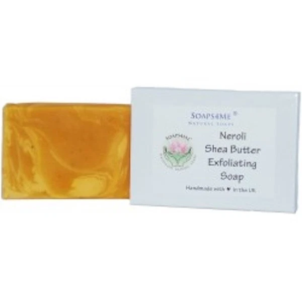 ATTIS BODY PRODUCTS ATTIS Neroli und Orange Peeling handgemachte Naturseife (1 Stück) | Vegan | Aloe