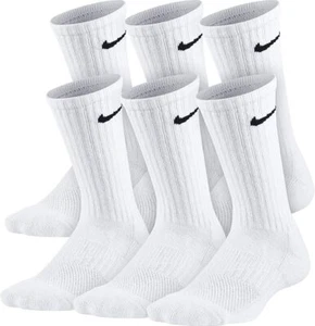 Nike Little Boy Cushioned Crew Socks, 6 Pack , Size 10C -3Y - Picture 1 of 5