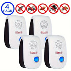 4 pcs Ultrasonic Pest Control Repeller Plug-in Reject Rat Mouse Mice Spider UK