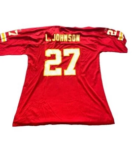 VTG Kansas City Chiefs Jersey Adult Extra Large Red Larry Johnson #27 NFL Reebok - Picture 1 of 11