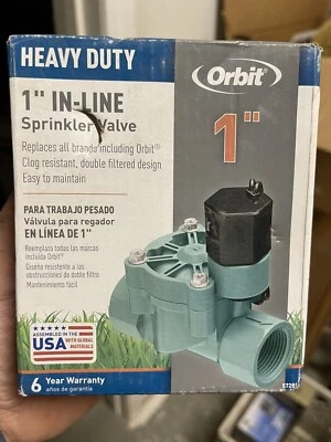 Orbit Heavy Duty 1" In-line Sprinkler Valve Model 57280 - Image 1 of 4