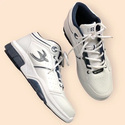GDEFY Gravity Defyer PARA HOMBRES Tenis Ortopédicos con Cordones Blanco Azul Marino NUEVAS Talla 9.5 Foto 1 de 4