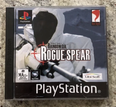 PS1-PLAYSTATION 1 - TOM CLANCY'S RAINBOW SIX - ROGUE SPEAR - 2002 LIKE NEW DISC - Image 1 of 4