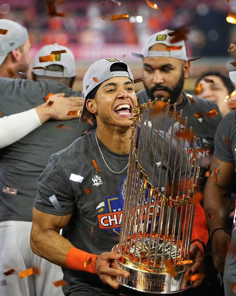 8x10 Photo JEREMY PENA 2022 Houston Astros World Series Champions MVP - Image 1 of 1