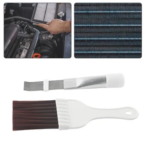 Premium Stainless Steel Coil Brush and Fin Repair Comb Cleaner 2Pcs Pack - Picture 1 of 12