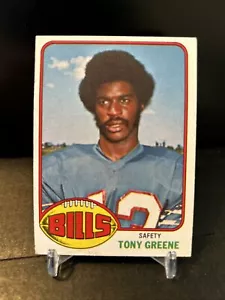 Fútbol americano Topps 1976 Tony Greene Buffalo Bills #287 - Imagen 1 de 2
