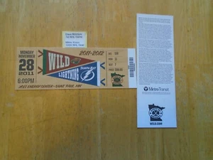 Mikko Koivu 100th NHL Goal / Dave McIntyre 1st NHL Game Ticket Minnesota Wild - Bild 1 von 3