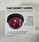 Dummy Camera Fake Security Dome Camera Flashing Red LED Light In & Outdoor NEW