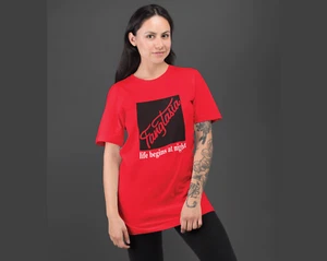 True Blood Cosplay rot Sookie Fantasia Bar T-Shirt - Bild 1 von 1