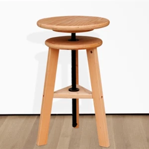 Barhocker Barstuhl Tresenhocker Hocker höhenverstellbar Staffeleien Stuhl Holz - Bild 1 von 12