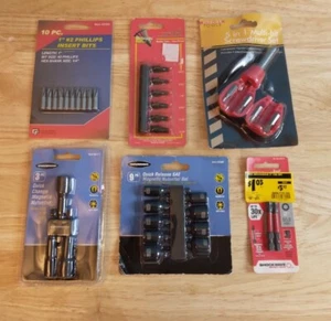 New Tool Lot Drill Insert Bits Nutsetter Set & More - Picture 1 of 7