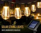 LED Solar String Lights Waterproof Outdoor Bulb Retro Garland Garden Furniture