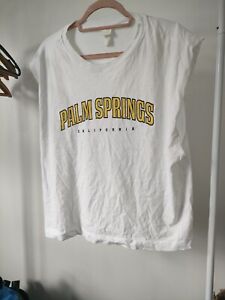 Ärmelloses Damen-T-Shirt ""H&M"" Palm Springs Größe XL