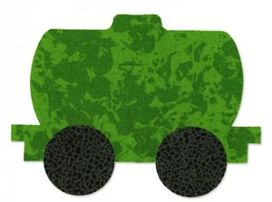 New Retired Sizzix Bigz Train Tanker Car die #657876 Retail $22.99 Rachel Bright - Picture 1 of 7
