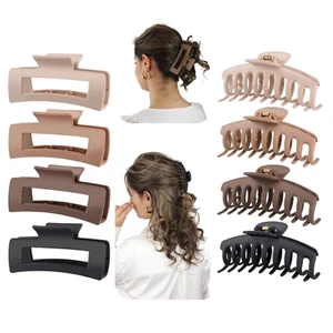 Haarklammer Große Haarklammer Haarspangen Damen claw clip 8-set - Bild 1 von 6