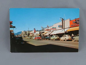 Vintage Postcard - Downtown Courtenay Vancouver Island - Blackhorne Enterprises - Picture 1 of 4