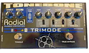 Radial Tonebone TRI-MODE Distortion Pedal tube great overdrive and distortion - Picture 1 of 7