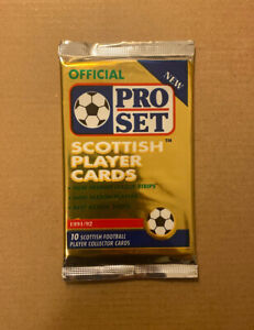 1991-92 Pro Set Scottish Soccer Wax Pack