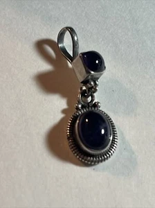 Sterling Silver And Amethyst Pendant 3-18 - Picture 1 of 5