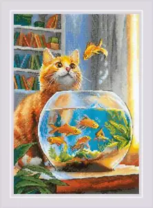 Riolis Counted Cross Stitch Kit Ginger Observer R2218 - Bild 1 von 4