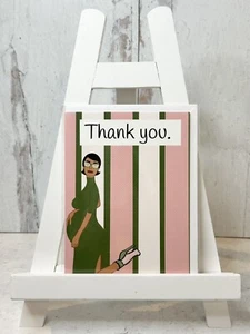 THANK YOU GLAM MOM Grußkarte mit Umschlag leer innen Künstler gestaltet - Bild 1 von 4