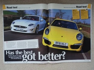 Jaguar XKR v Porsche 911 Carrera S - Road Test - AutoExpress - 2012 - Picture 1 of 5