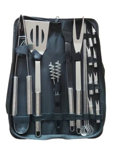LINEA 18-teiliges Grillwerkzeug-Set mit Aufbewahrungstasche - Bild 1 von 7